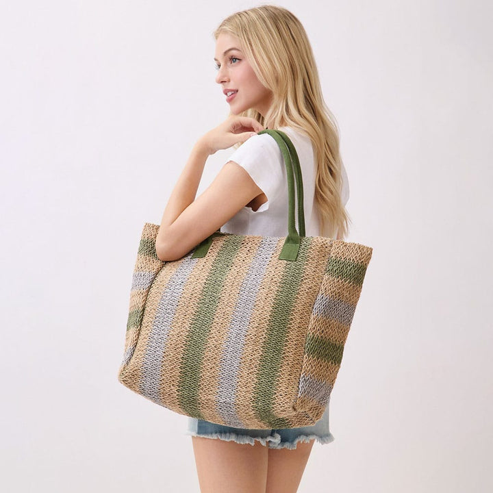 Coastal Stripe Everyday Tote