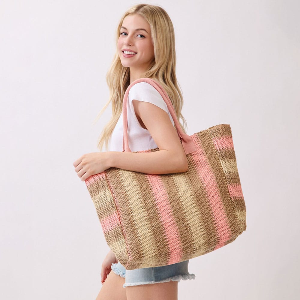 Coastal Stripe Everyday Tote
