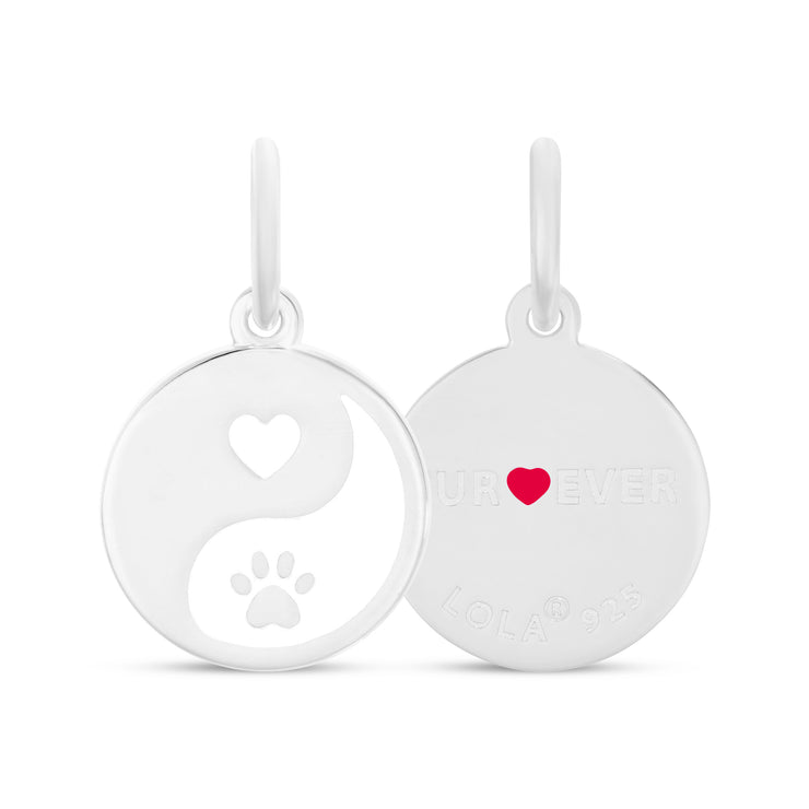 Lola Fur Ever Silver Alpine White Pendant