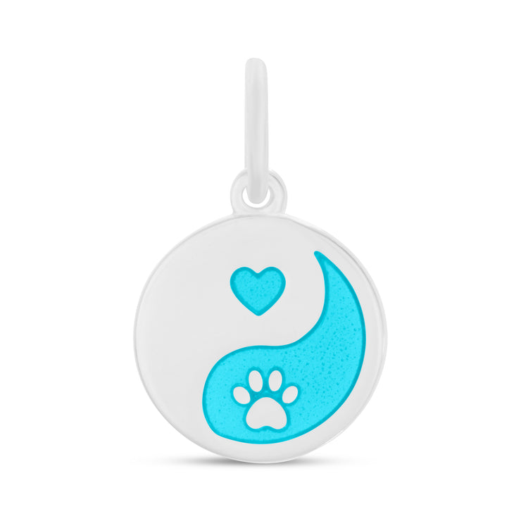 “Lola Fur Ever Silver Light Blue Pendant