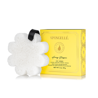 Spongelle Bath Sponge & Body Polisher - Honey Blossom