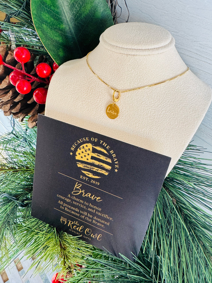 PREORDER: Because of the Brave Giveback Necklace