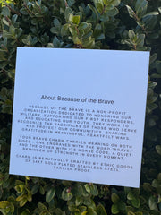 PREORDER: Because of the Brave Giveback Necklace