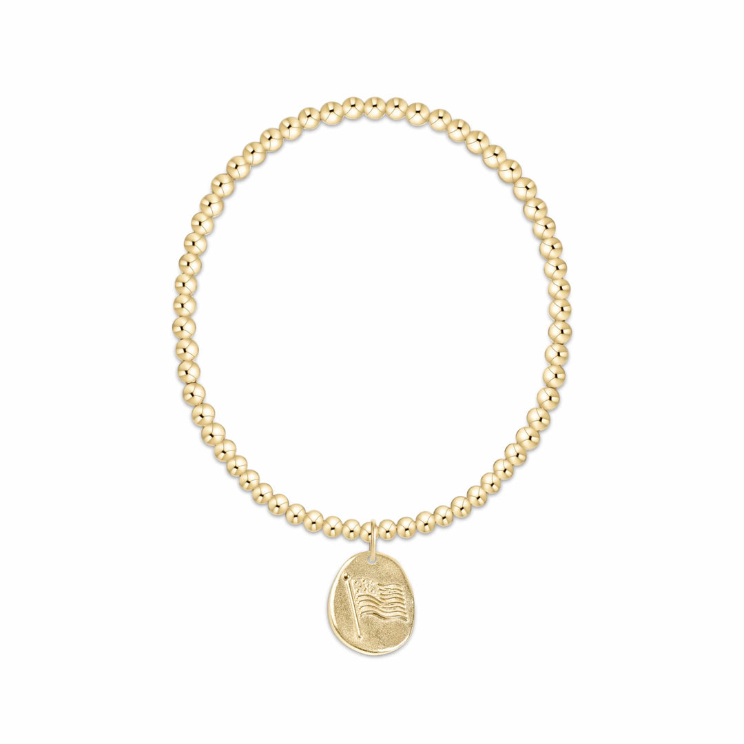 Enewton Inspire America Gold 3mm Bracelet