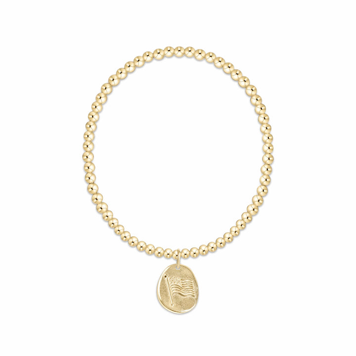 Enewton Inspire America Gold 3mm Bracelet