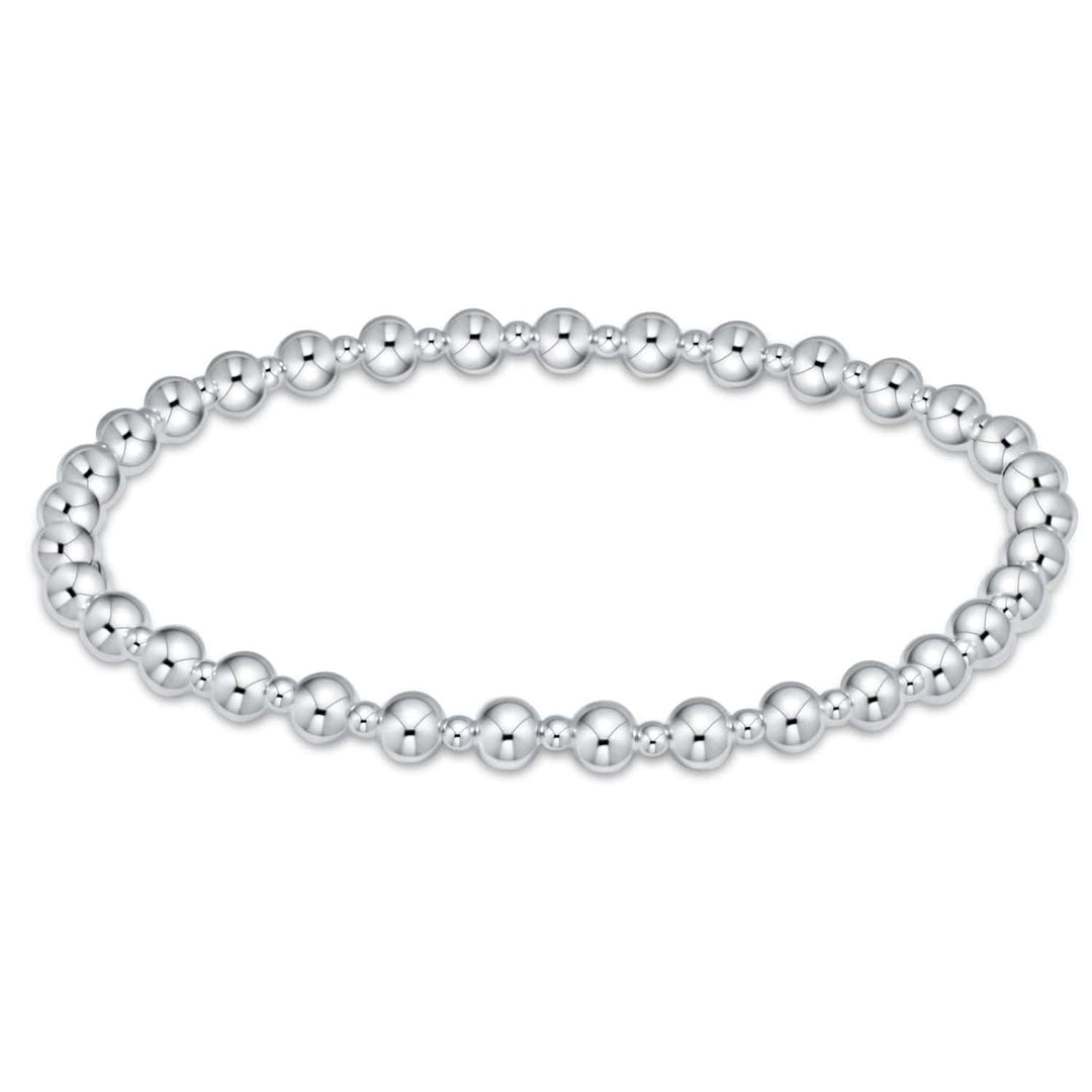 Enewton Classic Sterling Grateful Pattern 4mm Bead Bracelet
