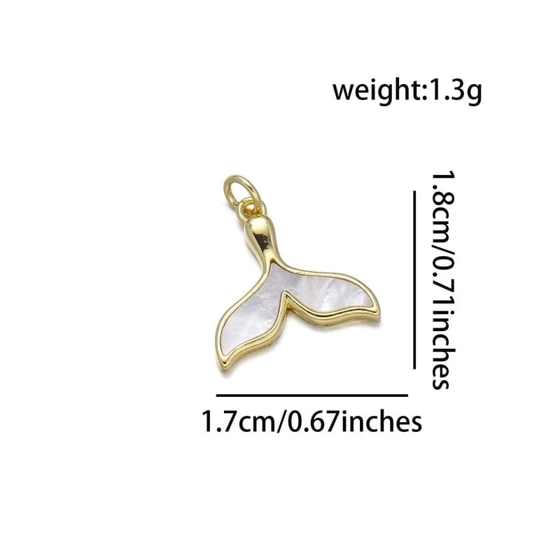 Whale Tale Pearlized Charm Whale Tale Pearlized Charm Charms