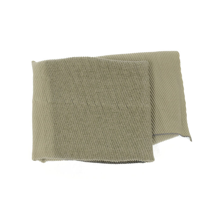 Ombre Pleated Scarf -  Olive