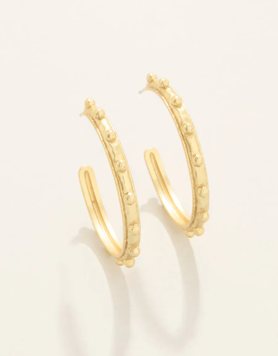 Spartina 449 Mercer House Skinny Hoop Earrings