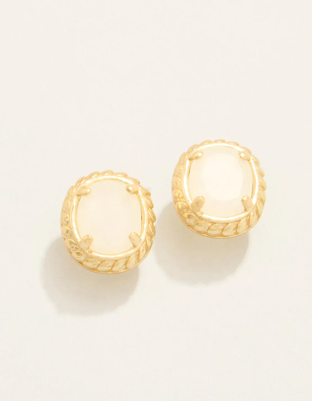 Spartina 449 Karina Stud Earrings White