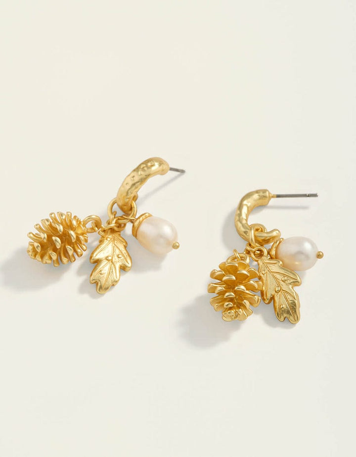 Spartina 449 Pearl Pine Forest Gold Earrings Spartina 449 Pearl Pine Forest Gold Earrings | Freshwater Pearl Earrings