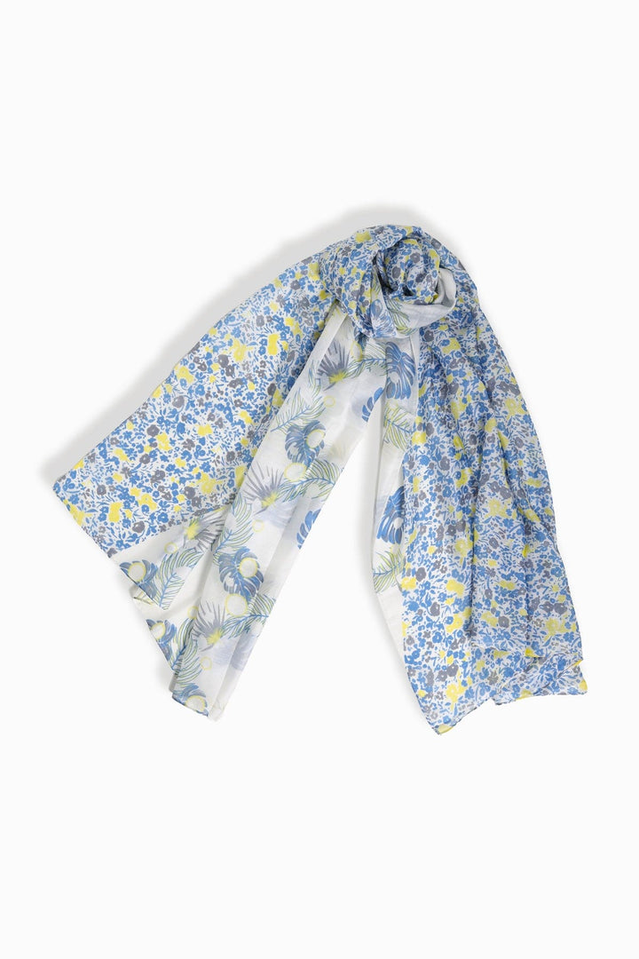 Cornflower Reversible Scarf – Lightweight Soft Wrap