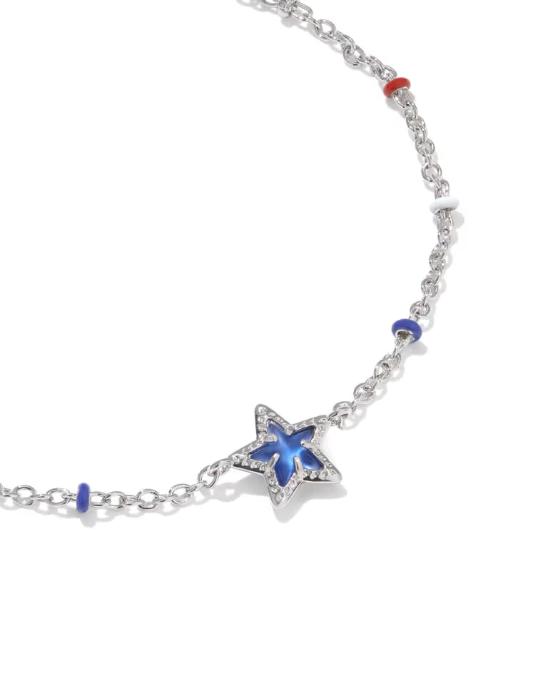 Kendra Scott Mini Cassidy Silver Chain Bracelet