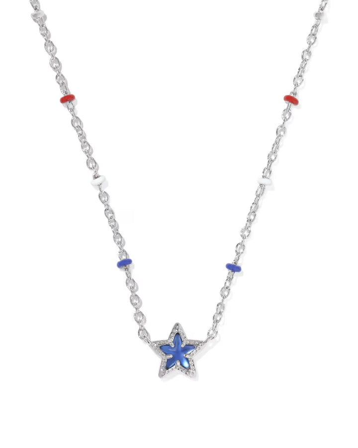 Kendra Scott Mini Cassidy Silver Pendant Necklace