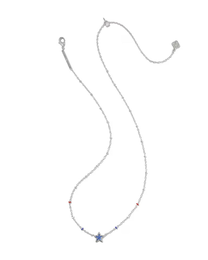 Kendra Scott Mini Cassidy Silver Pendant Necklace