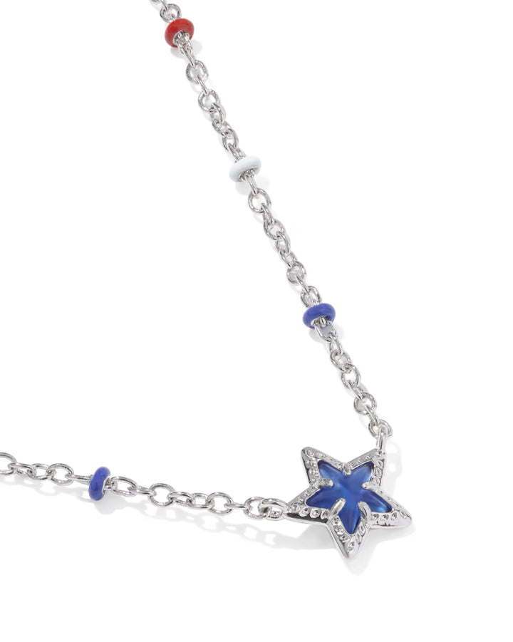 Kendra Scott Mini Cassidy Silver Pendant Necklace