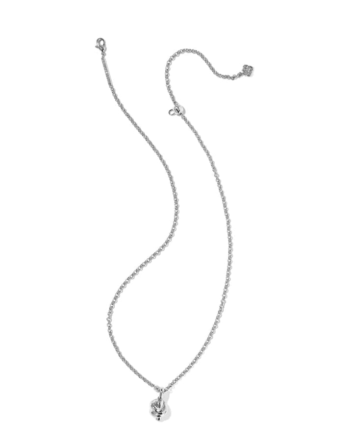 Kendra Scott Parker Knot Silver Pendant Necklace