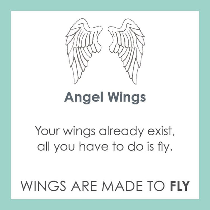 Lola Angel Wings Made to Fly - Alpine White &amp; Gold