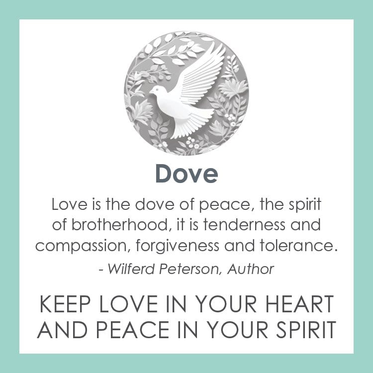 Lola Dove Pendant - Pearl Grey