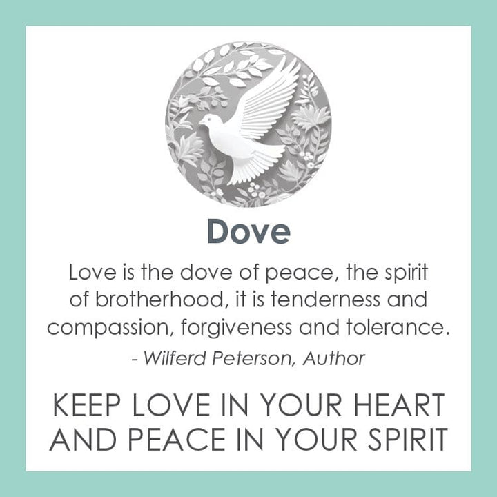 Lola Dove Pendant - Pearl Grey