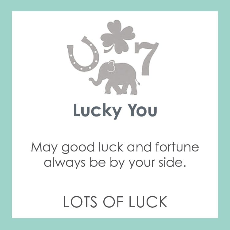 Lola Lucky You Pendant - All Gold