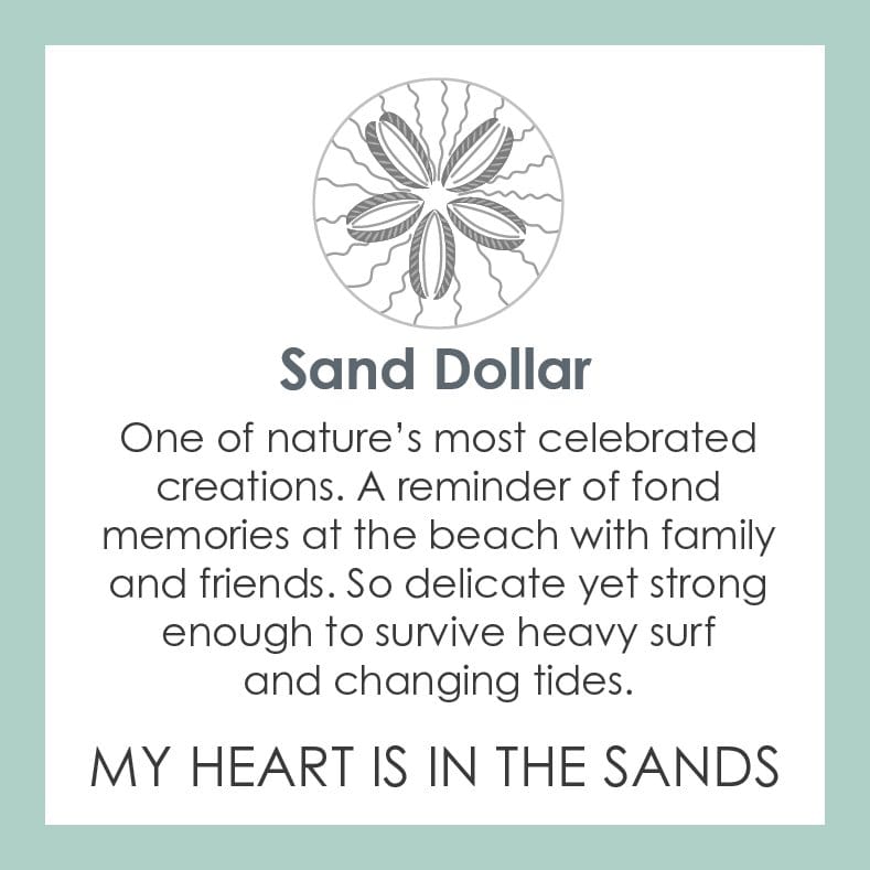 Lola Sand Dollar Pendant - Periwinkle