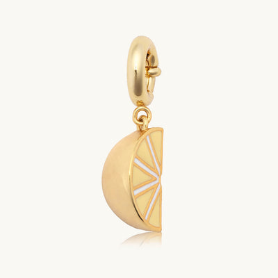 Little Words Project Charm - Lemon Wedge