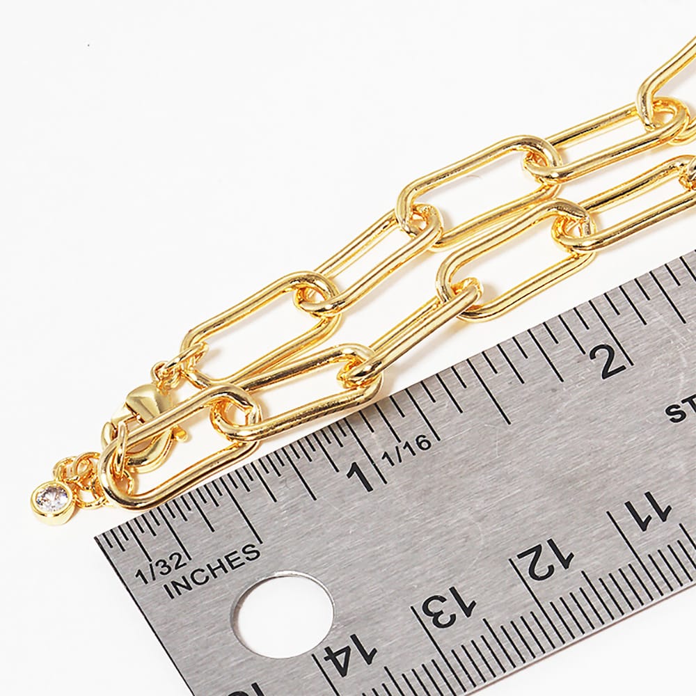 Paper Clip Bracelet for Charm Bar