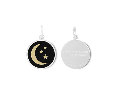 Lola Moon & Stars Pendant - Gold Black