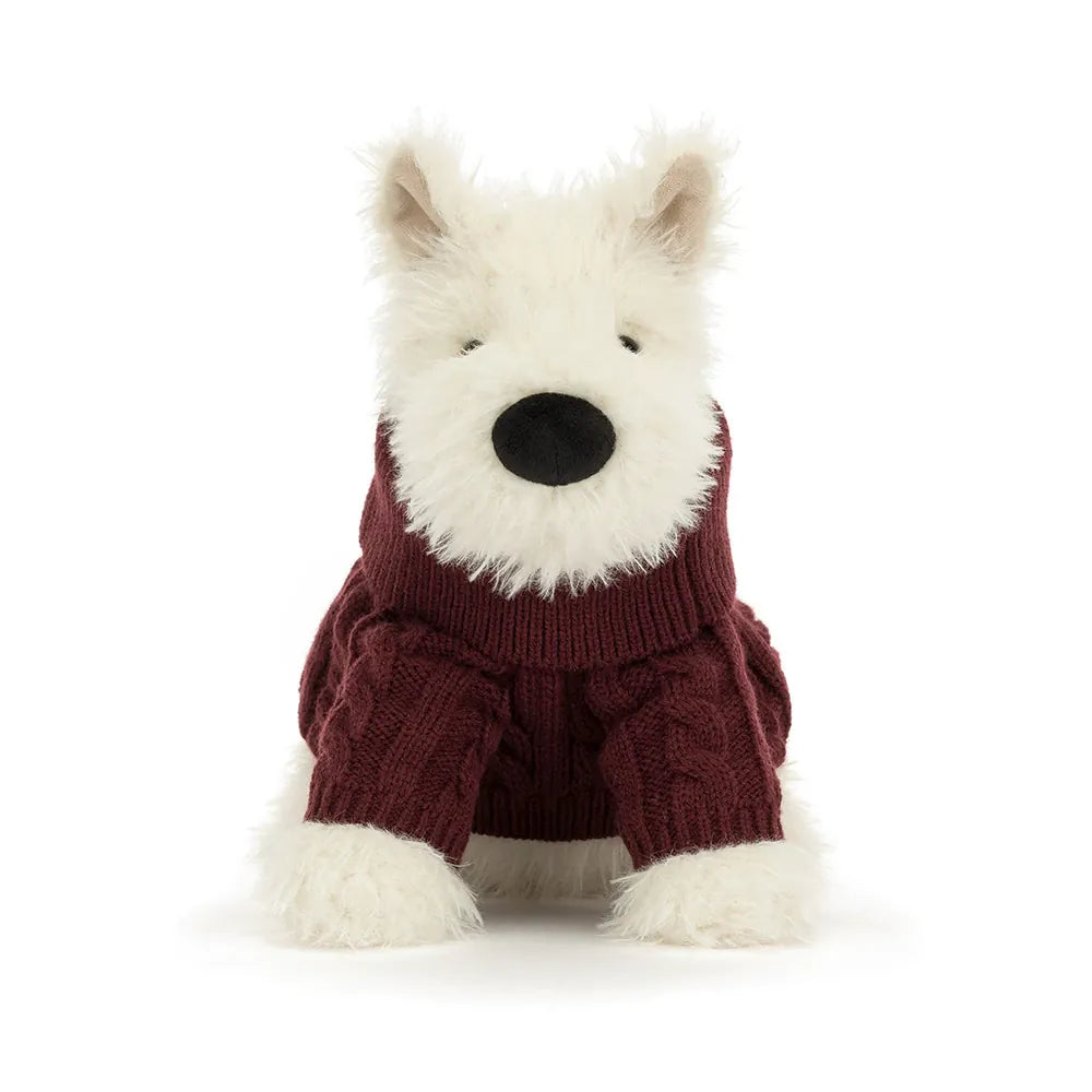 Jellycat Munro Scottie Dog 'Winter Jumper' Jellycat Munro Scottie Dog 'Winter Jumper' Kids