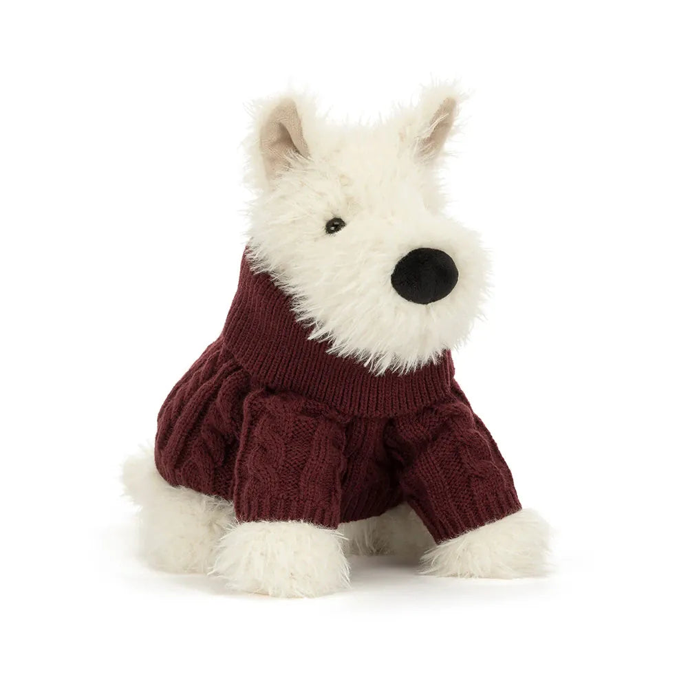 Jellycat Munro Scottie Dog 'Winter Jumper' Jellycat Munro Scottie Dog 'Winter Jumper' Kids