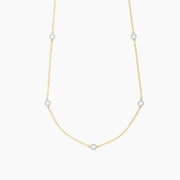 Circle Station Chain Necklace