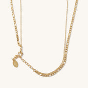 White Shell Double Chain Waterproof Necklace