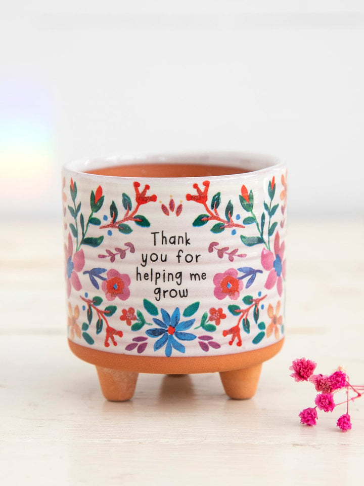 Thank You for Helping Me Grow Mini Artisan Planter