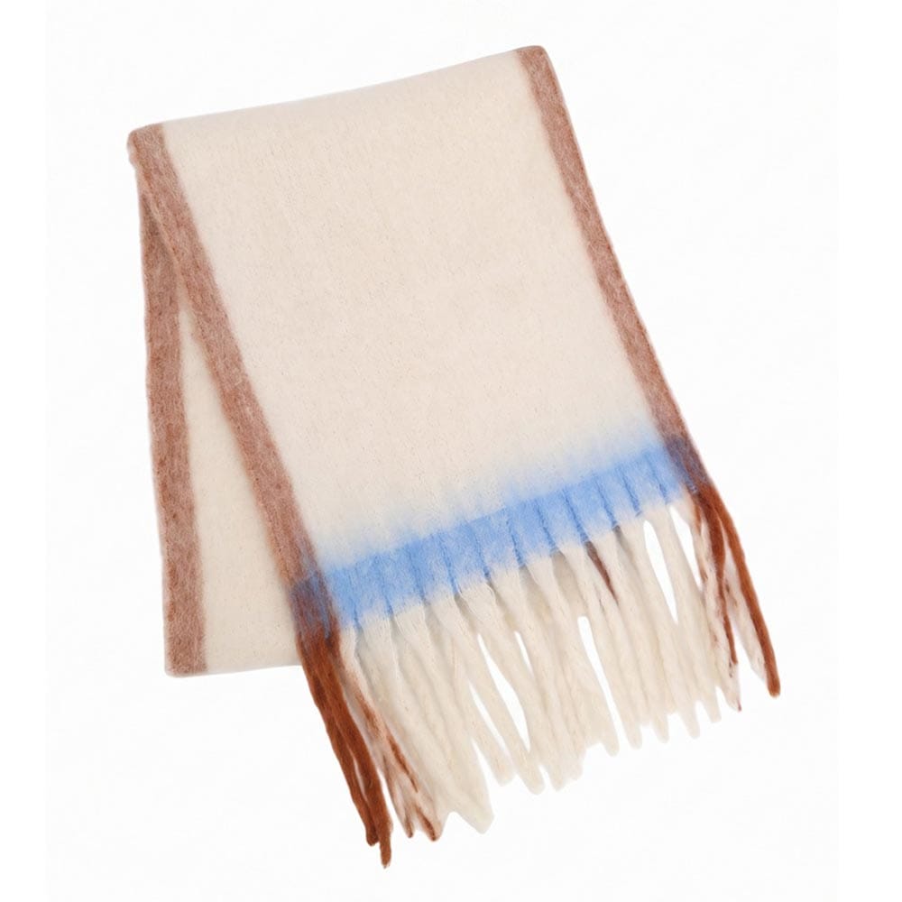 Cozy Contrast Brushed Scarf Cozy Contrast Brushed Scarf Scarves