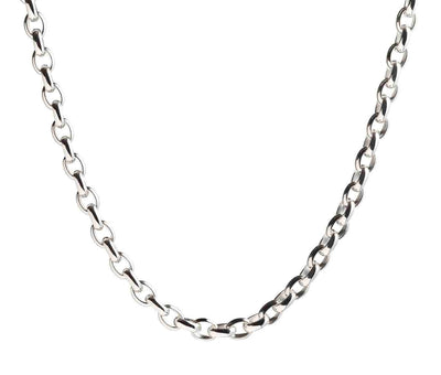 Lola Signature Rolo Chain 3mm Necklace - Silver