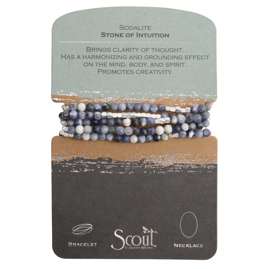 Scout Curated Wears Stone Wrap - Blue Sodalite Scout Curated Wears Stone Wrap - Blue Sodalite Bracelet