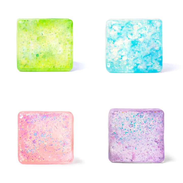 Goolala Sugar Cube Glitter Squishy Goolala Sugar Cube Glitter Squishy | Sensory Fidget Toy Kids