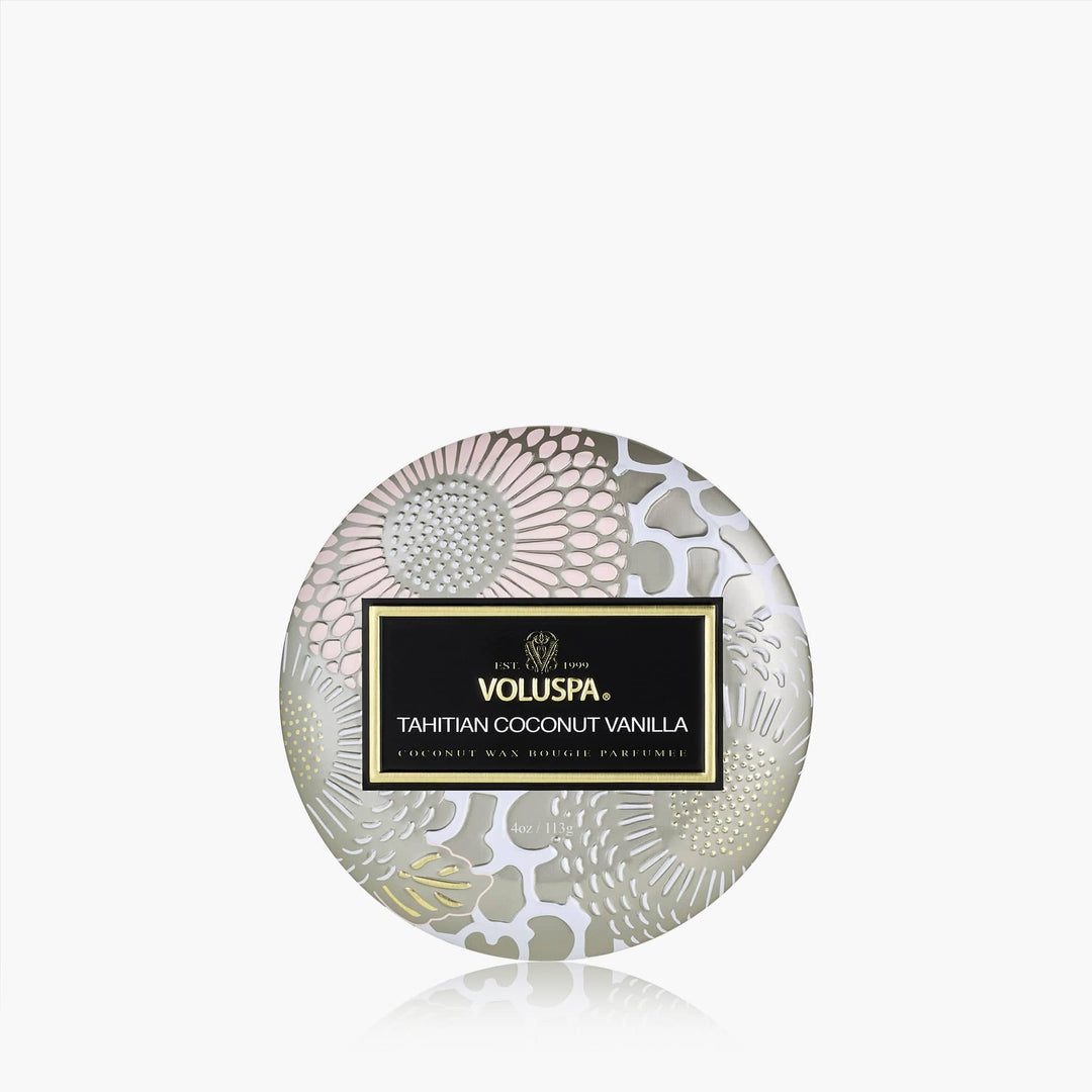 Voluspa Tahitian Vanilla Mini Tin Candle