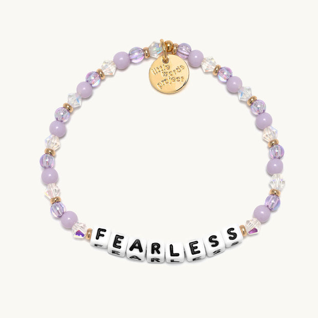 Little Words Project Fearless Lavender Bracelet