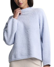 Barefoot Dreams CozyChic Raglan Pullover in Snowdrop
