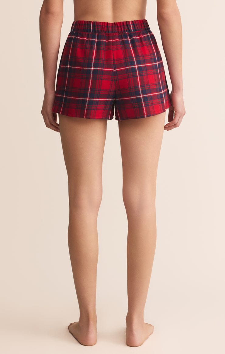 Z Supply Boyfriend Boxer in Haute Red