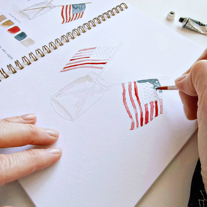 Emily Lex Studio Watercolor Americana Workbook