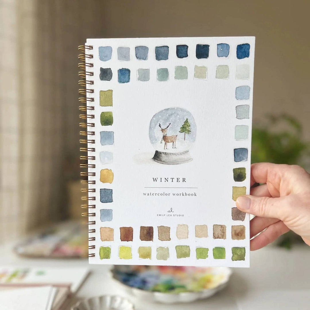 Emily Lex Studio Winter Watercolor Workbook Emily Lex Studio Winter Watercolor Workbook Books