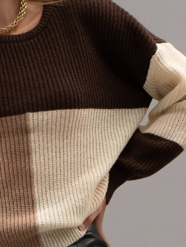 Vikki Colorblock Sweater