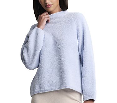 Barefoot Dreams CozyChic Raglan Pullover in Snowdrop