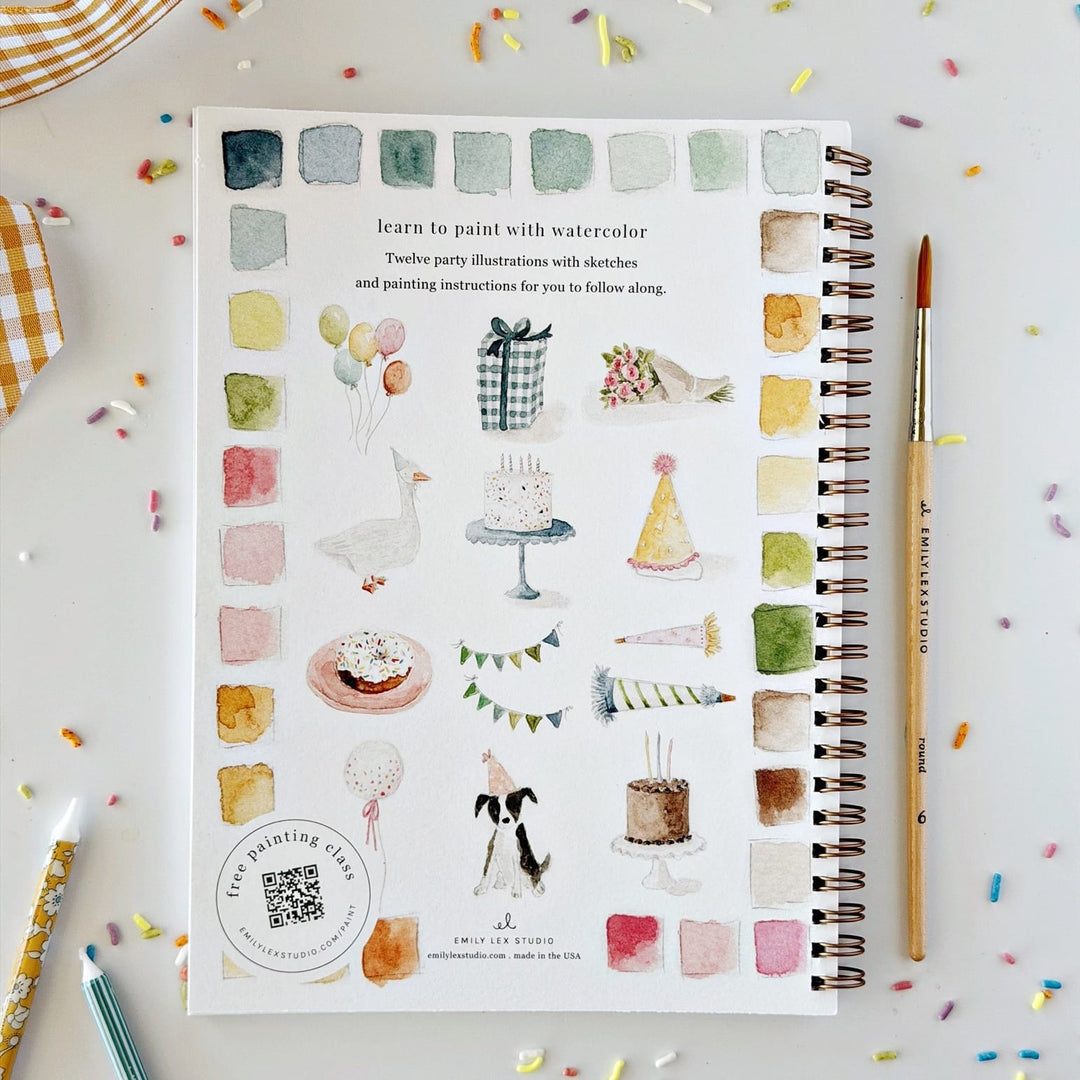 Emily Lex Studio Watercolor Celebrate Workbook