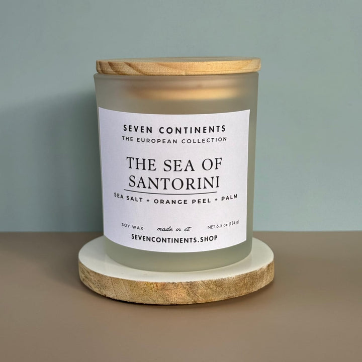 Seven Continents The Sea of Santorini Candle