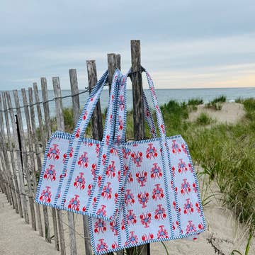 Coastal Quilted Carryall Tote