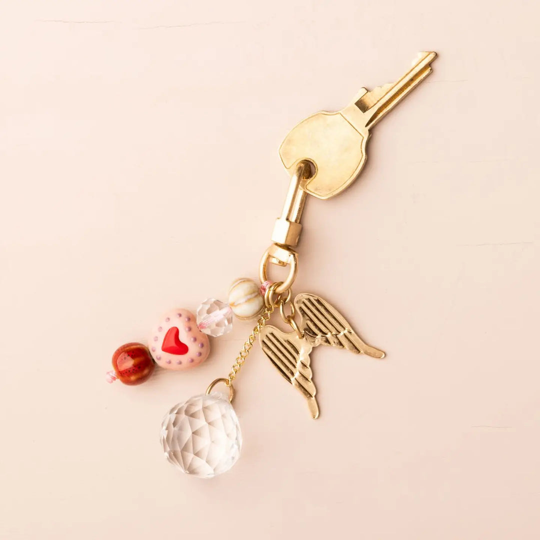 Bookmark &amp; Keychain Set - Angel Wings/Protection Angel Wings Bookmark &amp; Keychain Gift Set | Scout Accessories